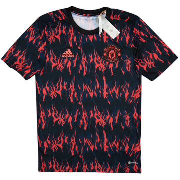 2021-22 Manchester United adidas Maillot d'entraînement (S)