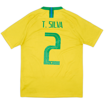 2018-19 Brazil Maillot Domicile T.Silva #2 - 5/10 - (M)