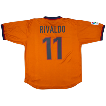 1998-00 Barcelona Maillot extérieur Rivaldo #11 - 9/10 - (XL)