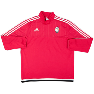 2015-16 Juventus adidas Haut d'entraînement 1/4 zip (XL)