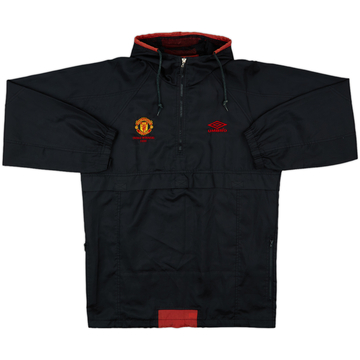 1999-00 Manchester United Umbro 'Treble Winners' 1/4 Zip Veste à capuche - 8/10 - (M)