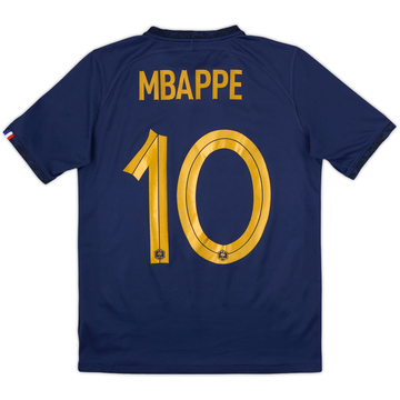 Maillot domicile France 2022-23 Mbappe #10 - 9/10 - (XL.Garçon)