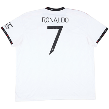 2022-23 Manchester United Maillot Extérieur Ronaldo #7 - 9/10 - (3XL)