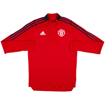2022-23 Manchester United adidas Haut d'entraînement 1/4 Zip - 7/10 - (M)