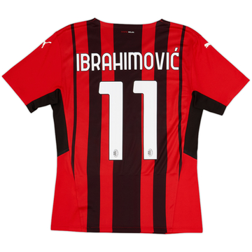 2021-22 AC Milan Maillot Domicile Ibrahimovic #11 - 10/10 - M Femme