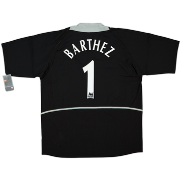 2002-04 Manchester United Maillot Gardien MC Barthez #1 (XXL)