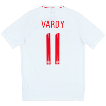 2018-19 England Maillot Domicile Vardy #11 - 7/10 - (M)