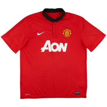 2013-14 Manchester United Maillot Domicile - 5/10 - (XL)