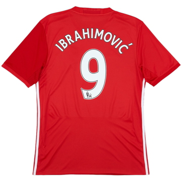 2016-17 Manchester United Maillot Domicile Ibrahimovic #9 - 6/10 - (M)