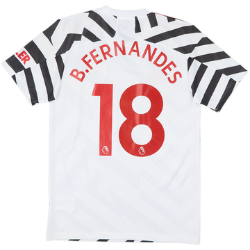 2020-21 Manchester United Maillot Third B.Fernandes #18 - 6/10 - (S)