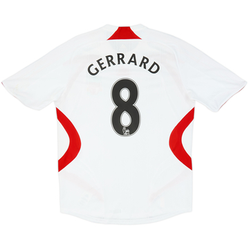 2007-08 Liverpool Maillot extérieur Gerrard #8 - 5/10 - (M)