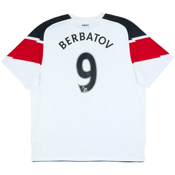 2010-12 Manchester United Maillot extérieur Berbatov #9 (XXL)