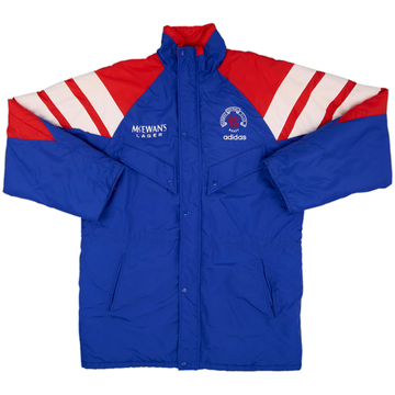 1992-94 Rangers adidas parka de banc rembourrée - 8/10 - (L)