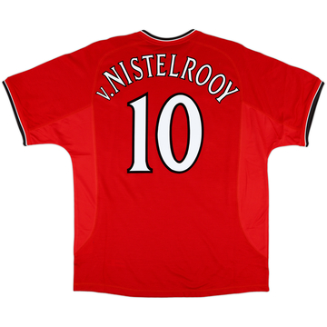 2000-02 Manchester United Maillot Domicile V.Nistelrooy #10 (XL)