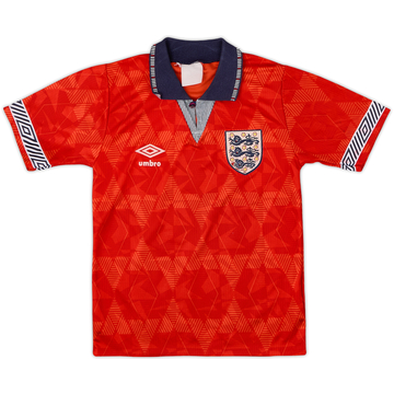 1990-93 England Maillot extérieur #19 - 6/10 - (S.Boys)