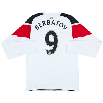 2010-12 Manchester United Maillot Extérieur Manches Longues Berbatov #9 - 5/10 - (S)