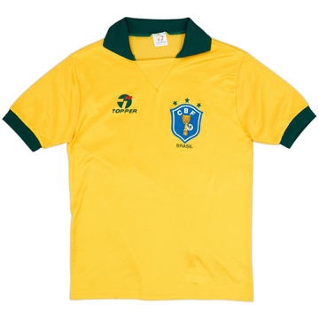 1985-88 Brésil Maillot Domicile - 8/10 - (M)