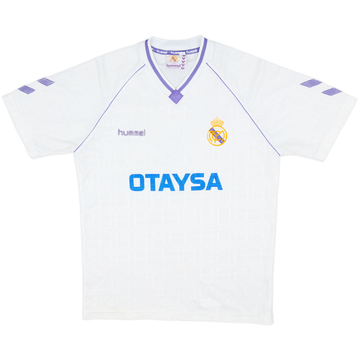 1990-91 Real Madrid Maillot Domicile - 7/10 - (L)