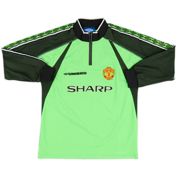 1998-99 Manchester United Maillot GK - 8/10 - (Garçons L)