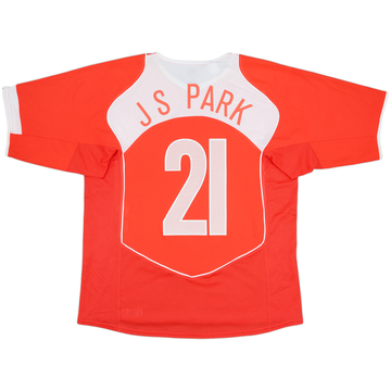 2004-06 South Korea Maillot Domicile J.S.Park #21 - 5/10 - (L)