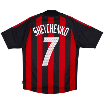 2002-03 AC Milan Maillot Domicile Shevchenko #7 - 8/10 - (S)