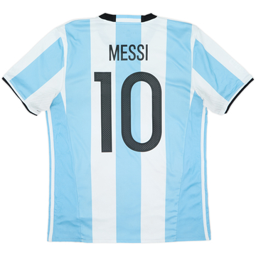 2016-17 Argentina Maillot Domicile Messi #10 - 6/10 - (M)