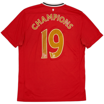 2011-12 Manchester United Maillot Domicile Champions #19 - 5/10 - (L)