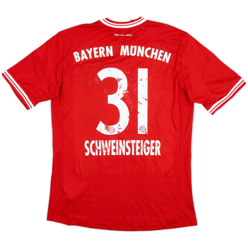 2013-14 Bayern Munich Maillot Domicile Schweinsteiger #31 - 5/10 - (XL.Boys)
