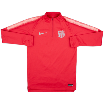 2018-19 Barcelona Nike Haut d'entraînement 1/4 Zip - 8/10 - (S)