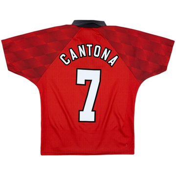 1996-98 Manchester United Maillot Domicile Cantona #7 - 8/10 - (Y)