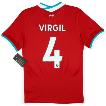 2020-21 Liverpool Maillot Domicile Virgil #4 (S)