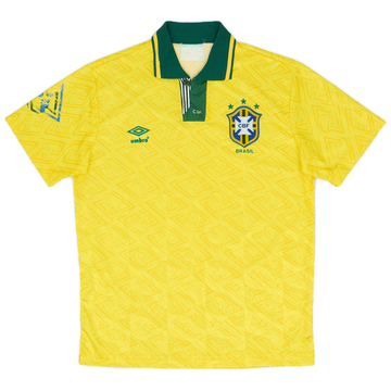 Maillot Domicile Brésil 1991-93 - 6/10 - (L)