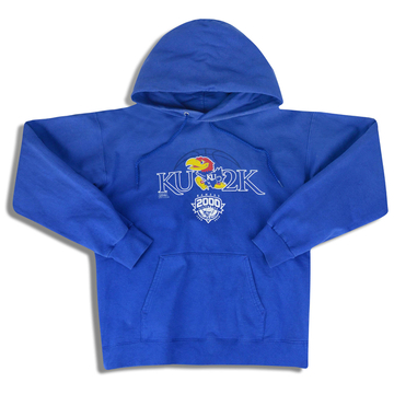 2010 Kansas Jayhawks Hanes sweat-shirt à capuche S