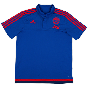 2015-16 Manchester United adidas Polo - 9/10 - (L)