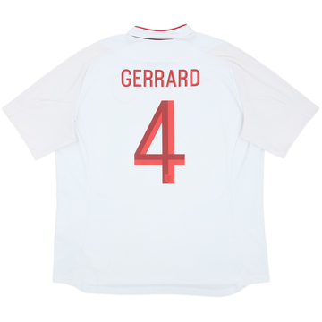2012-13 Maillot domicile Angleterre Gerrard #4 - 7/10 - (3XL)