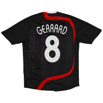 2007-08 Liverpool Maillot Third Gerrard #8 - 6/10 - (L)