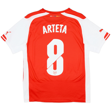 2014-15 Maillot domicile Arsenal Arteta #8 - 7/10 - (S)