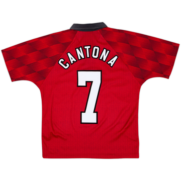 1996-98 Manchester United Maillot Domicile Cantona #7 - 8/10 - (Y)