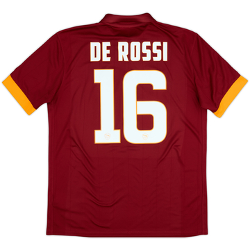 2014-15 Roma Maillot Domicile De Rossi #16 - 10/10 - (L)