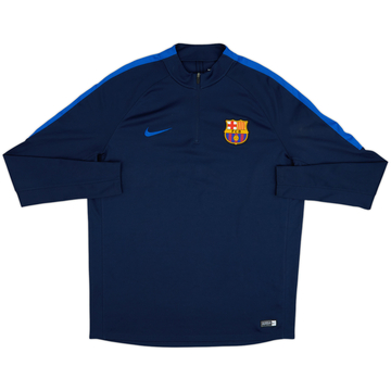 2016-17 Barcelona Nike Haut d'entraînement 1/4 Zip - 8/10 - (XL)