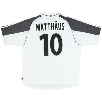 2000-02 Germany Maillot Domicile Matthaus #10 - 8/10 - (XL)