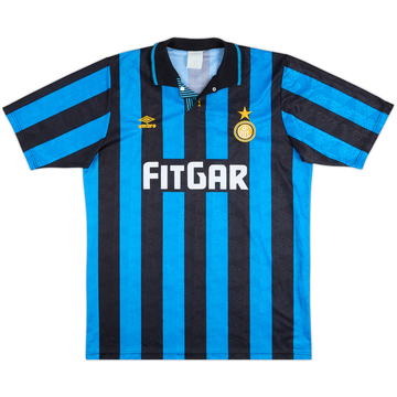 1991-92 Inter Milan Maillot domicile de match n°8