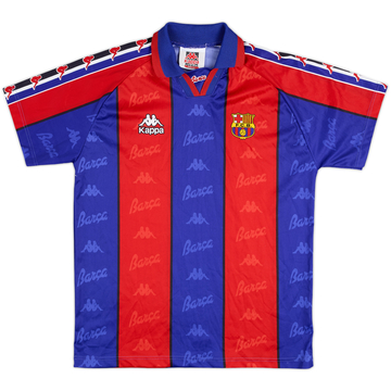 1995-97 Barcelona Maillot Domicile Basique - 9/10 - (XL.Garçon)