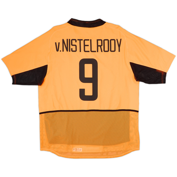 2002-04 Pays-Bas Maillot Domicile Version Joueur V.Nistelrooy #9 - 8/10 - (XL)