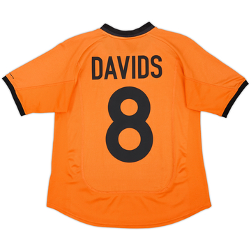 2000-02 Maillot domicile Pays-Bas Davids #8 - 8/10 - (XL.Boys)