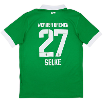 2014-15 Werder Bremen Maillot Domicile Selke #27 - 6/10 - (L.Boys)
