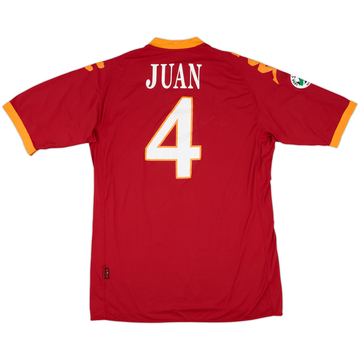 2009-10 Roma Maillot Domicile Juan #4 - 6/10 - (XXL)