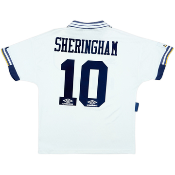 1993-95 Tottenham Maillot Domicile Sheringham #10 - 6/10 - (M)