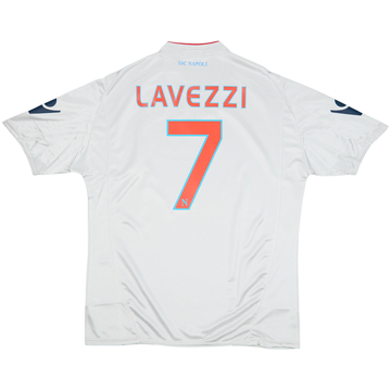 2009-10 Napoli Maillot extérieur Lavezzi #7 (XL)