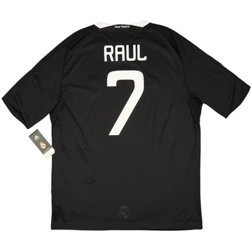 2008-09 Real Madrid CL Maillot Third Raul #7 (XL)